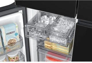 Samsung RM90F67CECEO Side by Side koelkast grafietglas