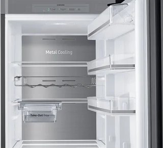Samsung RR39A746322 koelkast zwart 387L vrijstaand