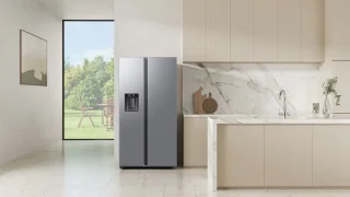 Samsung RS70F64KET Amerikaanse koelkast Vrijstaand Roestvrijstaal