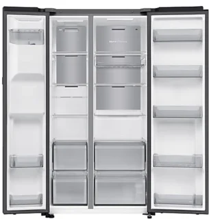 Samsung RS90F64EEFEO Side-by-Side Amerikaanse Koelkast Zwart