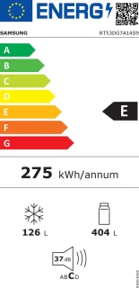 Samsung RT53DG7A14S Koelvriescombinatie 530L