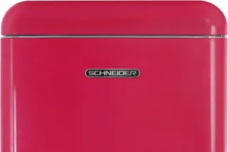 Schneider SCDD208VHAW koel-vriescombinatie vrijstaand 211L roze
