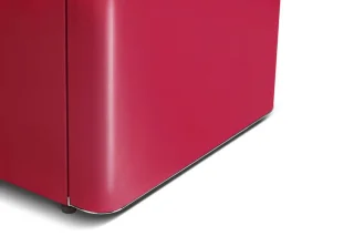 Schneider SCDD208VHAW koel-vriescombinatie vrijstaand 211L roze