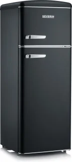 Severin 8932 Retro Koelvriescombinatie Zwart