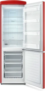 Severin RKG 8997 Retro Combi Koelkast Rood