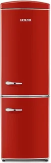 Severin RKG 8997 Retro Combi Koelkast Rood