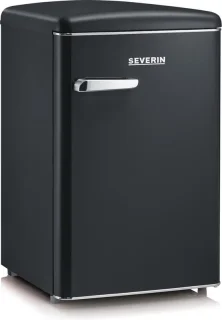 Severin RKS 8832 Retro Tafelmodel Koelkast Mat Zwart