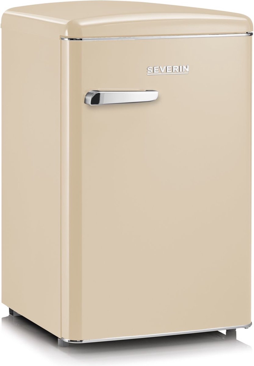 De Severin RKS 8833 Retro Tafelmodel koelkast creme in één oogopslag
