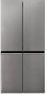 Sharp SJNFA15IMXPDEU Amerikaanse 4-Deurs Koelkast Zilver