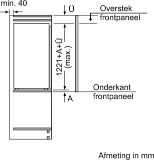 Siemens iQ100 KI42LNSE0 Inbouwkoelkast