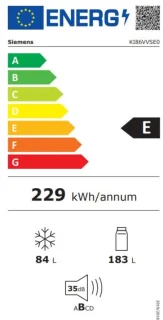 Siemens iQ300 KI86VVSE0 koel-vriescombinatie inbouw
