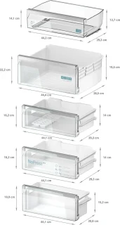 Siemens iQ300 KI96NVFD0 koel-vriescombinatie wit 290L ingebouwd