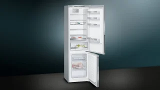 Siemens iQ500 KG39EAICA koel-vriescombinatie vrijstaand zilver 343L