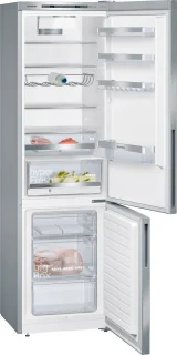 Siemens iQ500 KG39EAICA koel-vriescombinatie vrijstaand zilver 343L