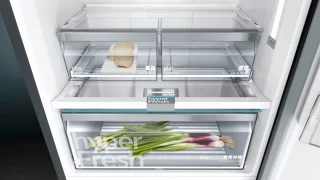 Siemens iQ500 KG49NAXDP koel-vriescombinatie zwart 438L vrijstaand