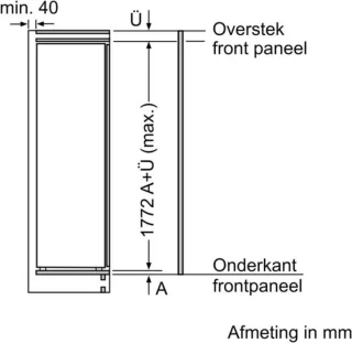 Siemens iQ500 KI81RADE0 Inbouwkoelkast