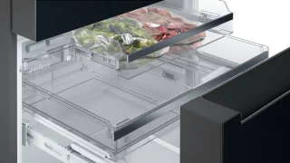 Siemens KF96RSBEA Amerikaanse koelkast zwart