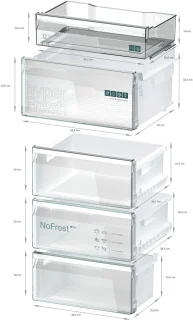 Siemens KG39N2ICF iQ300 Koel-vriescombinatie