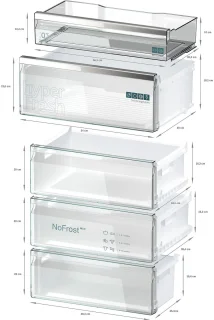 Siemens KG49NAXCF koel-vriescombinatie