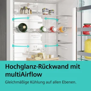 Siemens KG49NXXCF iQ300 Koel-vriescombinatie Zwart
