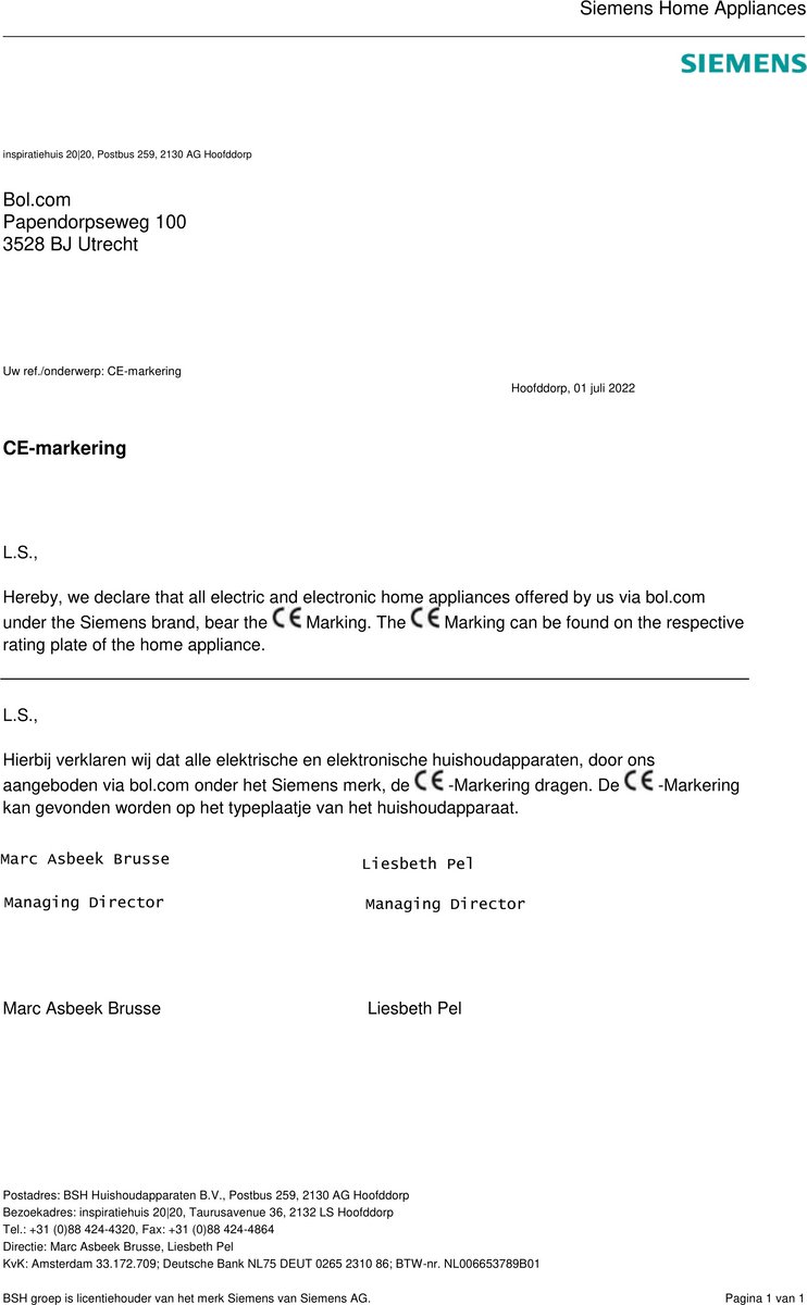 Wat vinden we goed aan de Siemens KI81RNSE0 koelkast