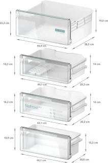Siemens KI96NNSE0 iQ100 Inbouw koel-vriescombinatie