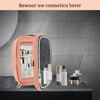 Skincare Beauty Fridge Mini Koelkast 6L Flamingo