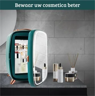 Skincare Beauty Fridge Mini Koelkast 6L Groen