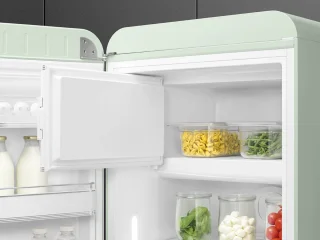 Smeg FAB28LPG5 koelkast kastmodel mint groen links scharnier