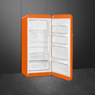 Smeg FAB28ROR5UK combi-koelkast 270L Oranje
