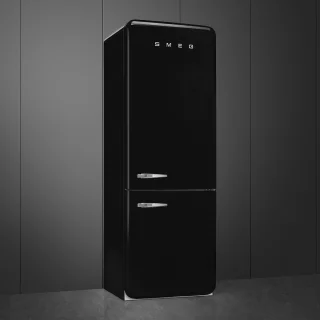 Smeg FAB38RBL5 Koelvriescombinatie Zwart Scharnier Rechts