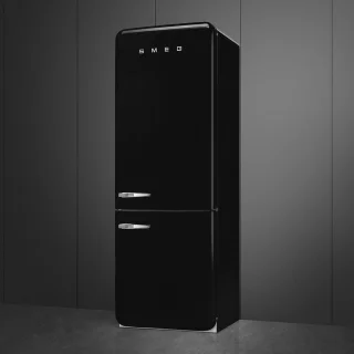 Smeg FAB38RBL5 Koelvriescombinatie Zwart Scharnier Rechts