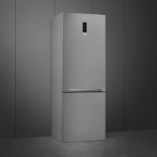 Smeg FC48XDNE koel-vriescombinatie roestvrijstaal