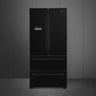 SMEG FQ55FNDE Amerikaanse koelkast zwart