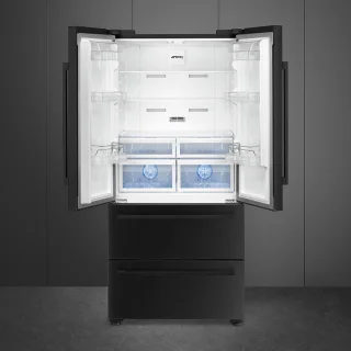 Smeg FQ55FNDF Amerikaanse koelkast 539L Zwart