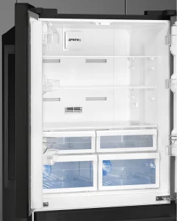 Smeg FQ55FNDF Amerikaanse koelkast 539L Zwart