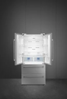 SMEG FQ55FXDE Amerikaanse koelkast RVS