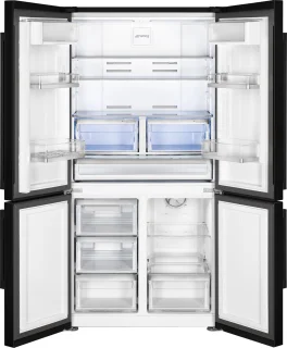 SMEG FQ60NDE Amerikaanse koelkast zwart