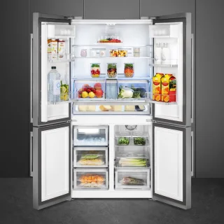 SMEG FQ60XDAIE Amerikaanse koelkast RVS