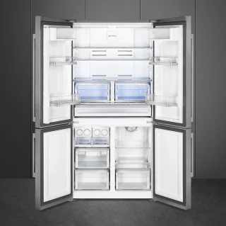 Smeg FQ60XDF Amerikaanse koelkast RVS 572L