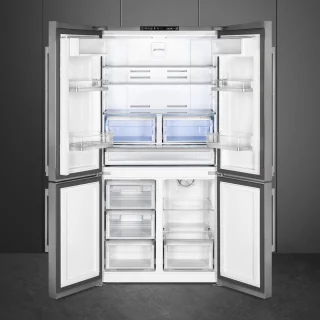 SMEG FQ60XE Amerikaanse koelkast RVS