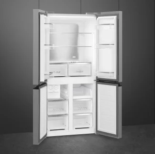 Smeg FQI48XD Vrijstaande Franse deur koelkast