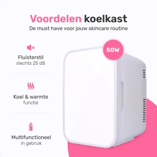 Soft & Silky Mini Skincare Fridge inclusief Roller
