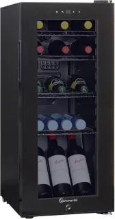 Sommertal drankkoelkast zwart touchscreen met slot