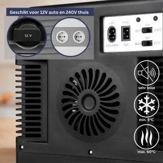 Sommertal KS15 Mini-Koelkast 15L 12V/230V