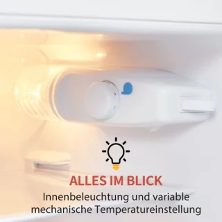 Steven retrokoelkast koel-vriescombinatie 105,5 cm tweedeurig