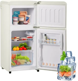 Sweiko 2-Deurs Koelkast 60L Melkwit