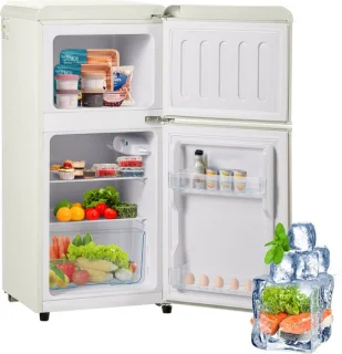 Sweiko 2-Deurs Koelkast 60L Melkwit