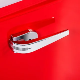 Sweiko Mini Koel-vriescombinatie Retro Rood 60L
