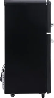 Sweiko Zwart Retro koelkast dubbele deur 72L